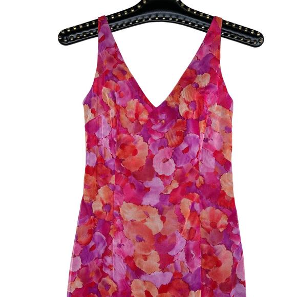 Ticci Tonetto Floral Barbie Bodycon Slip Dress Small - Picture 2 of 13